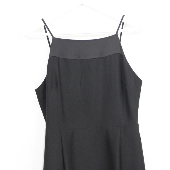 Banana Republic Little Black Dress NEW Square Neck Pockets BR sz 10 petite - Picture 4 of 7